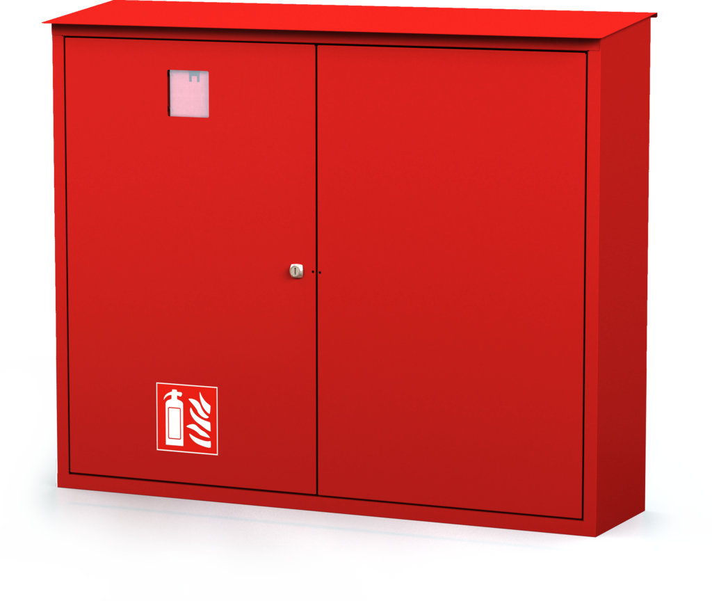 Exterior cabinets for fire extinguishers 850 x 1020 x 240